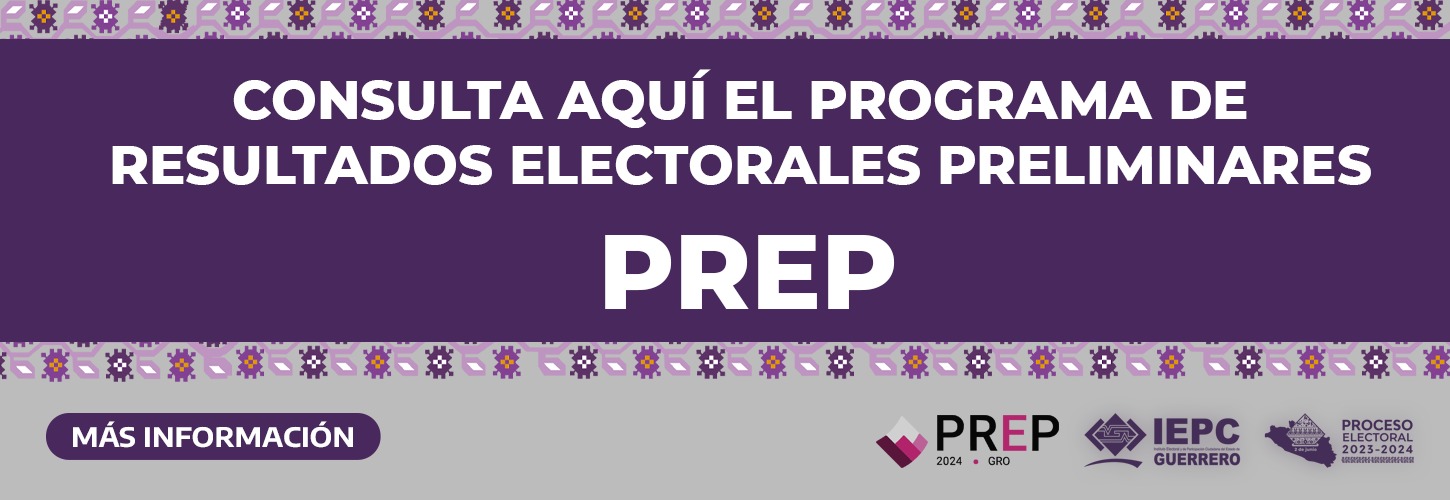 Programa de resultados preliminares del estado de Guerrero