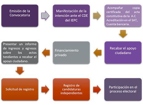 Procedimiento de registro de candidaturas independientes