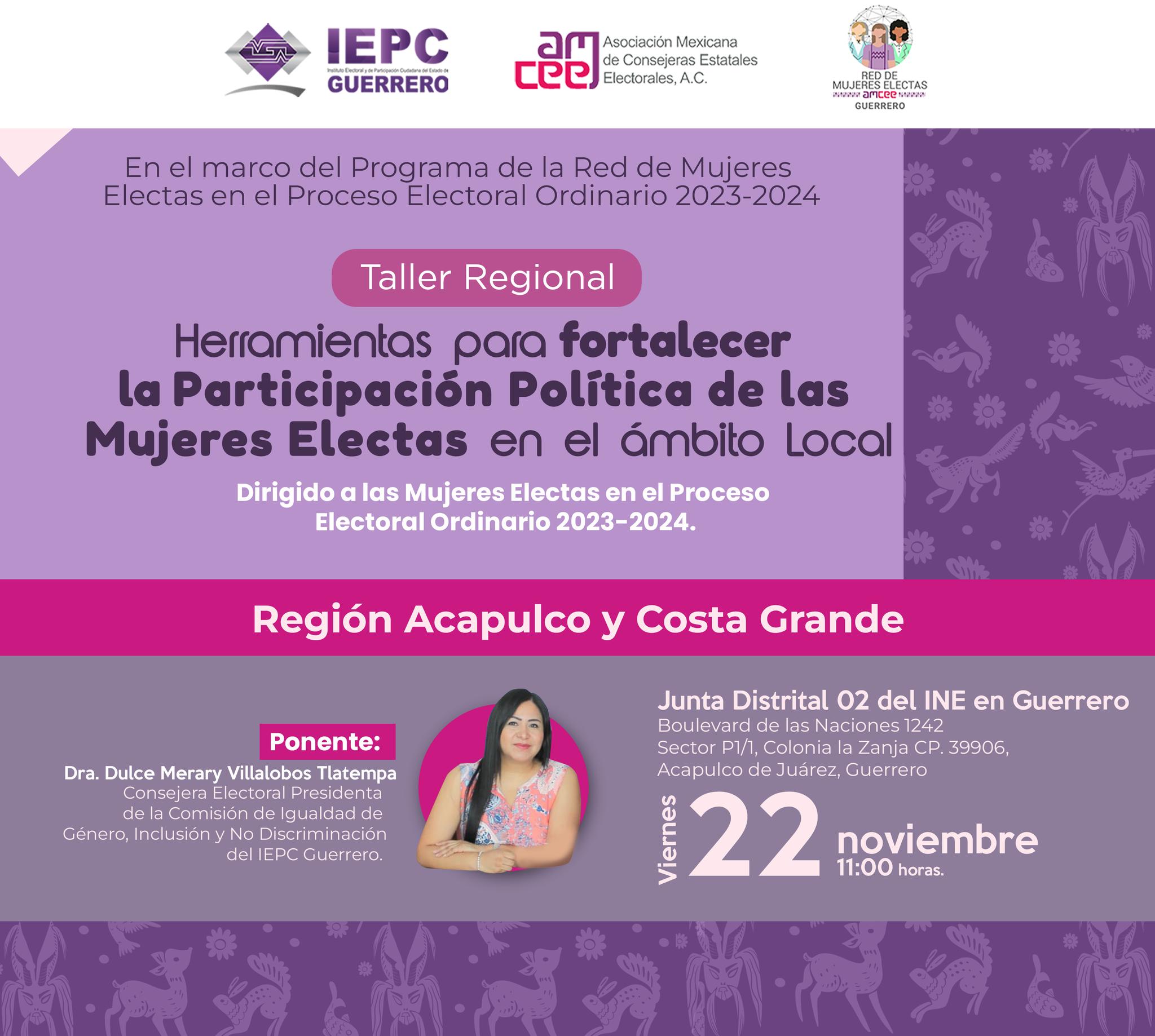 Taller Regional “Herramientas para fortalecer la Participación Política de las Mujeres Electas en el ámbito Local”