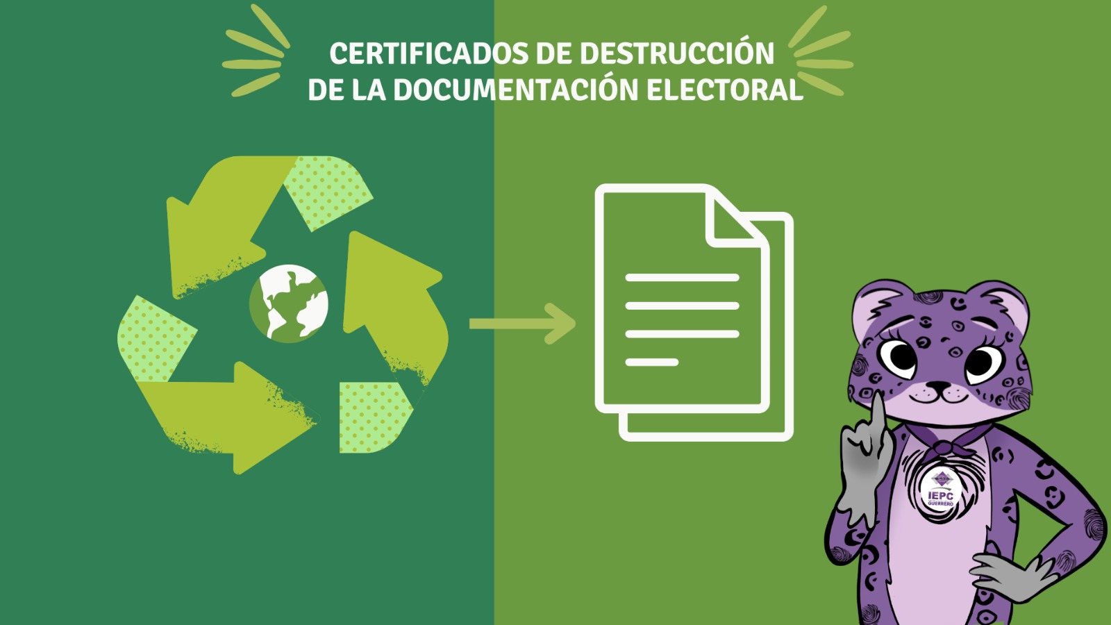 Certificados de destrucción de la documentación electoral