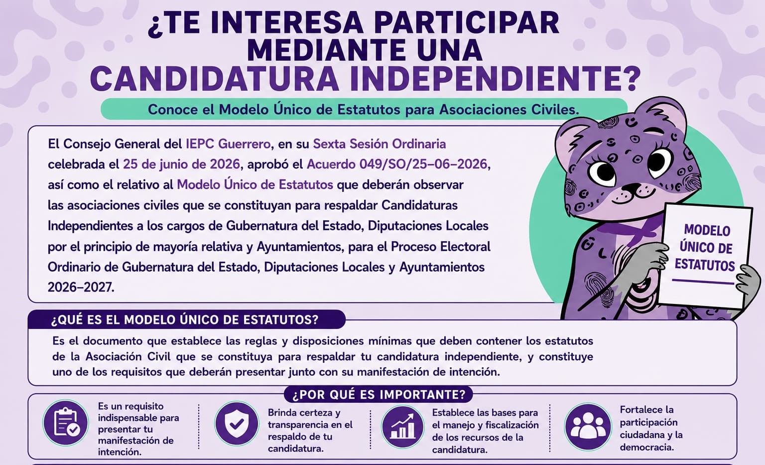 ¿Te interesa participar mediante una candidatura independiente?