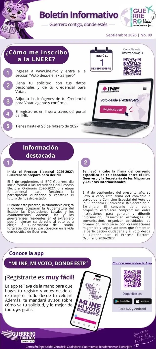 Boletín Septiembre 2026