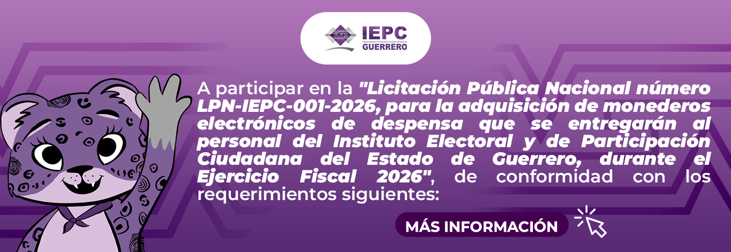 Licitación Pública LPN-IEPC-001-2026