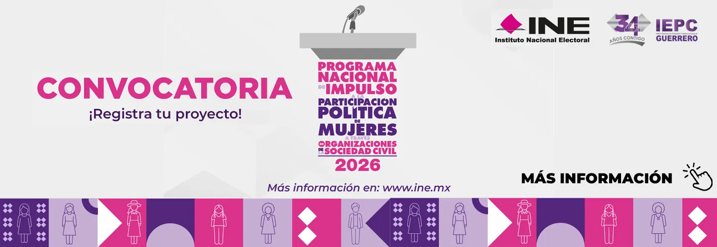 Programa Nacional de Impulso a la Participación Política de Mujeres (PNIPPM) 2026