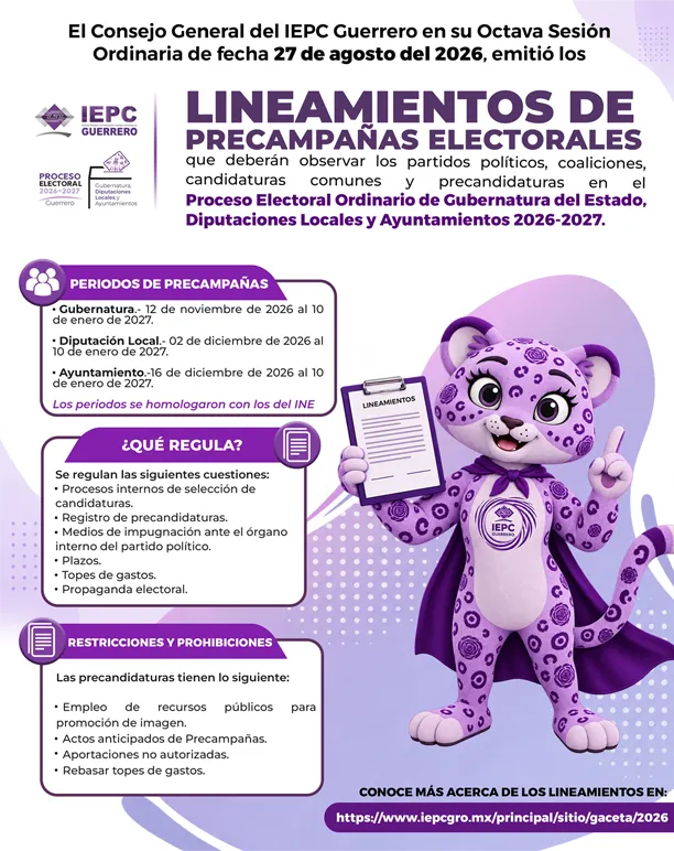 Precampañas Electorales PEL 2026-2027