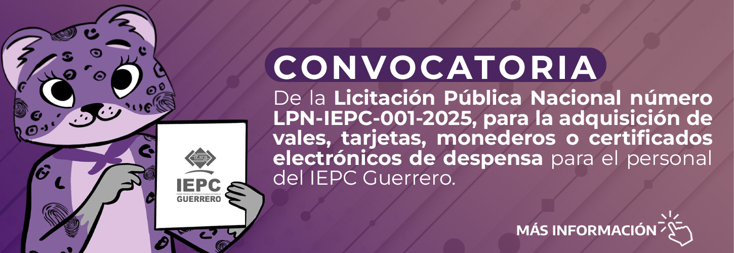 Licitación Pública Nacional LPN-IEPC-001-2025