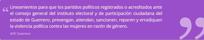 Lineamientos partidos politicos que atiende el VPG