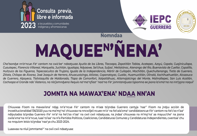 Convocatoria consultiva Amuzgo