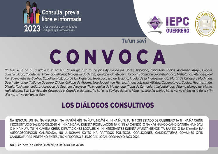 Convocatoria consultiva Tu'un Savi